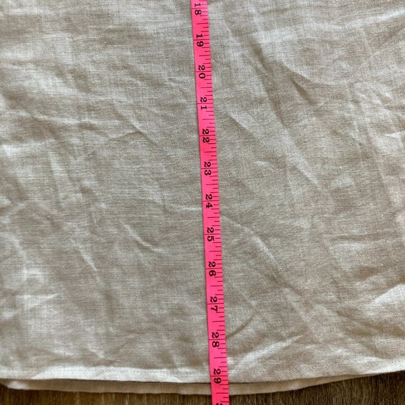 Valerie Separates Neutral Linen Tunic Kaftan Top Size M - Picture 7 of 10
